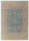 9x12 Blue Modern Living Rug Oushak Turkish Design Hand Knotted Hand Spun Wool Rug #SE-100
