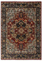 8x10 Rust Navy Mahal Classic Serapi Persian Rug High Quality Hand Knotted 100% WOOL Rug # Se-73