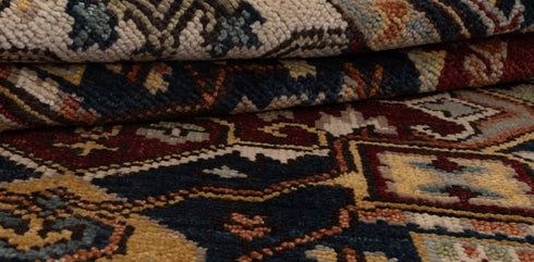 8x10 Rust Navy Mahal Classic Serapi Persian Rug High Quality Hand Knotted 100% WOOL Rug # Se-73