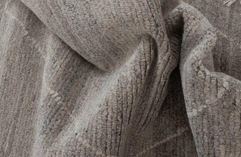 9x12 Moroccan Wool Brown Ivory Beige Beni Ourain Hand Knotted Rug, No Wool Shedding-#2172