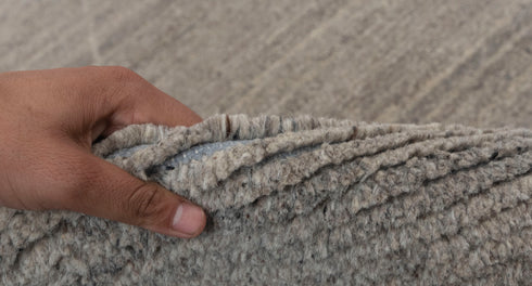 9x12 Moroccan Wool Brown Ivory Beige Beni Ourain Hand Knotted Rug, No Wool Shedding-#2172