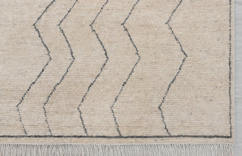 6x9 Ivory Grey Wool Rug Bohemian Moroccan Beni Wool Rug !!!Free Shipping #28