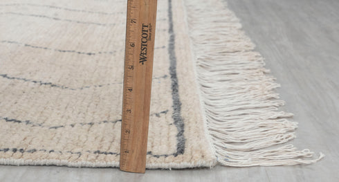 6x9 Ivory Grey Wool Rug Bohemian Moroccan Beni Wool Rug !!!Free Shipping #28