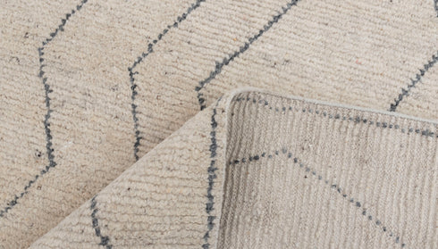 6x9 Ivory Grey Wool Rug Bohemian Moroccan Beni Wool Rug !!!Free Shipping #28