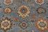 9x12 Blue Gray Rust Modern Classic Oushak Style Hand Knotted Area Rug#3306