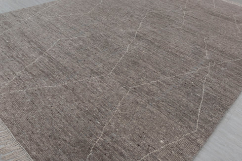 10x14 Large Grey  Ivory Wool Moroccan Boho Beni Ourain Rug, Berber rug 10x14....No Wool Shedding...#2368