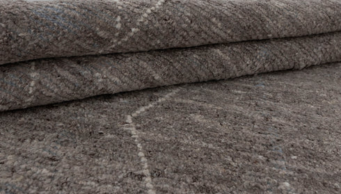 10x14 Large Grey  Ivory Wool Moroccan Boho Beni Ourain Rug, Berber rug 10x14....No Wool Shedding...#2368