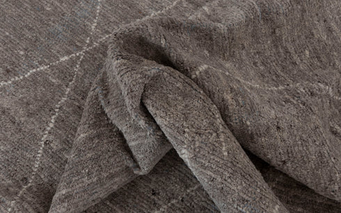 10x14 Large Grey  Ivory Wool Moroccan Boho Beni Ourain Rug, Berber rug 10x14....No Wool Shedding...#2368