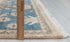 9x12 Tan Blue Washable Rug Modern Turkish Wool Oushak Design Hand Knotted Hand Spun Wool Rug #SE-137