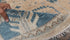 9x12 Tan Blue Washable Rug Modern Turkish Wool Oushak Design Hand Knotted Hand Spun Wool Rug #SE-137