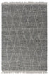 Charcoal Grey White Moroccan Bohemian decor Beni Ourain Rug, Berber rug 10x14....No Wool Shedding.. 380-6x9