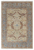 9x12 Blue Cream Pastel Oushak Hand Knotted 100% Wool Rug #Se-104(275x365 Cms.)