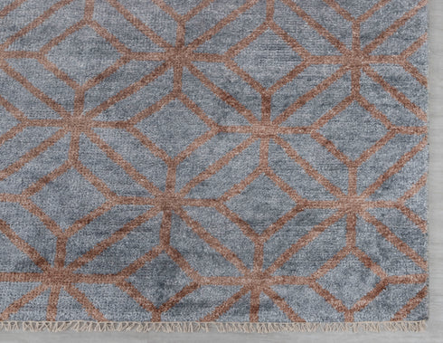 9x12 Area Grey Brown Rug Real Saree Silk Wool Decorative Rug #Se-29(270x360 Cms.)