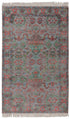3x5 Rug Transitional Garden Design Rug Modern Handmade Wool & Silk Rug, #712-A,B(90x150 Cms.)