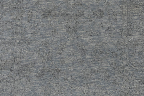 2.6x10 Ft. Charcoal Grey Classic Persian Rug Transitional Modern Rug Wool & Silk Rug 2012-A,B