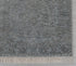 2.6x10 Ft. Charcoal Grey Classic Persian Rug Transitional Modern Rug Wool & Silk Rug 2012-A,B